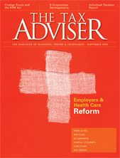 From The Tax Adviser