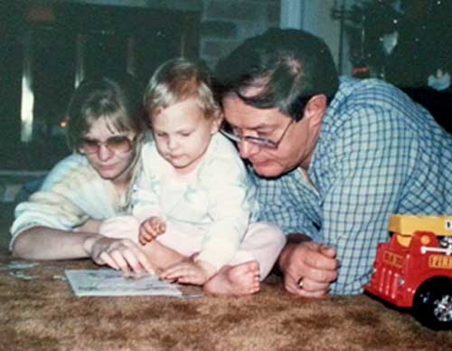 Valrie Chambers (left) and her daughter Cassandra Jean with Chambers’ father, Robert Valrie Chambers (left) and her daughter, Cassandra Jean, with Chambers’ father, Robert