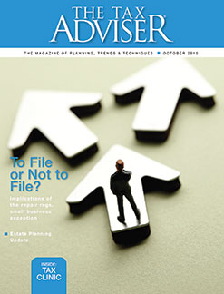 From The Tax Adviser