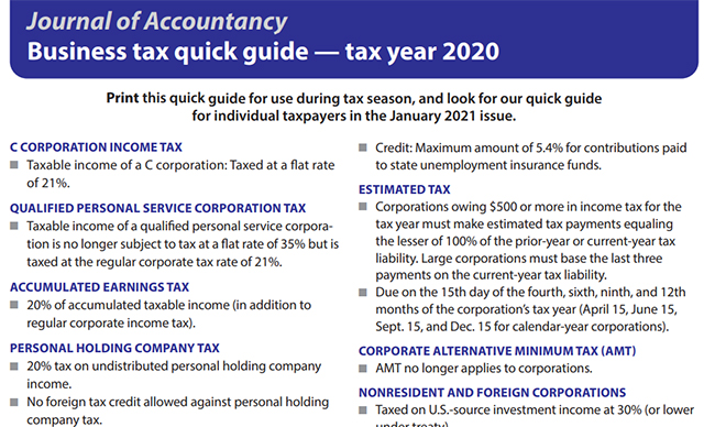 business-tax-guide-640 Business tax quick guide — tax year 2020