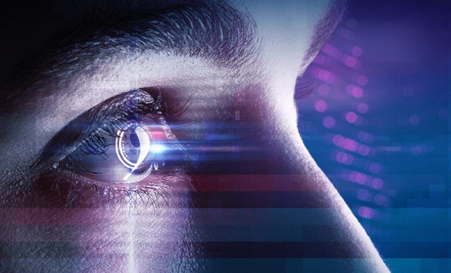 Close-up image of an eye.