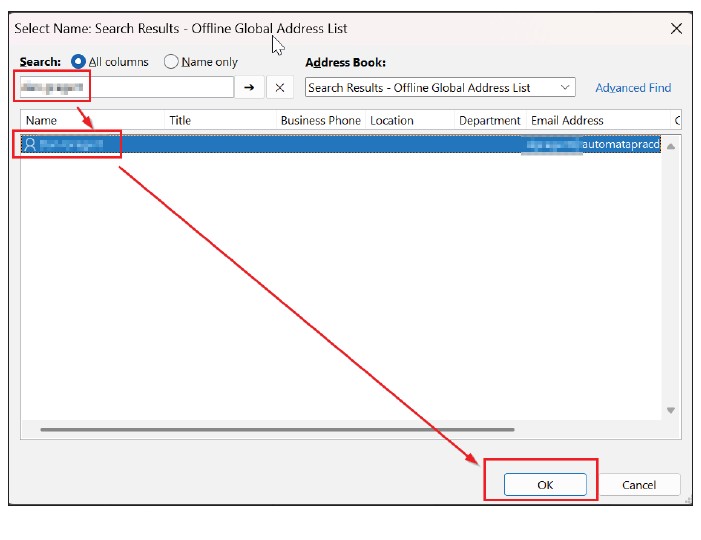 Screenshot of Microsoft Outlook meeting